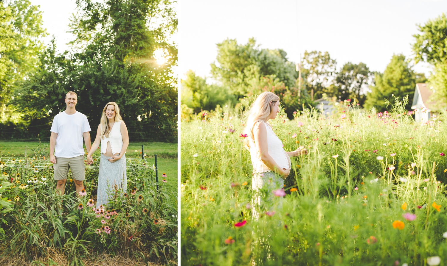 Colorful Maternity Photos in Northwest Arkansas