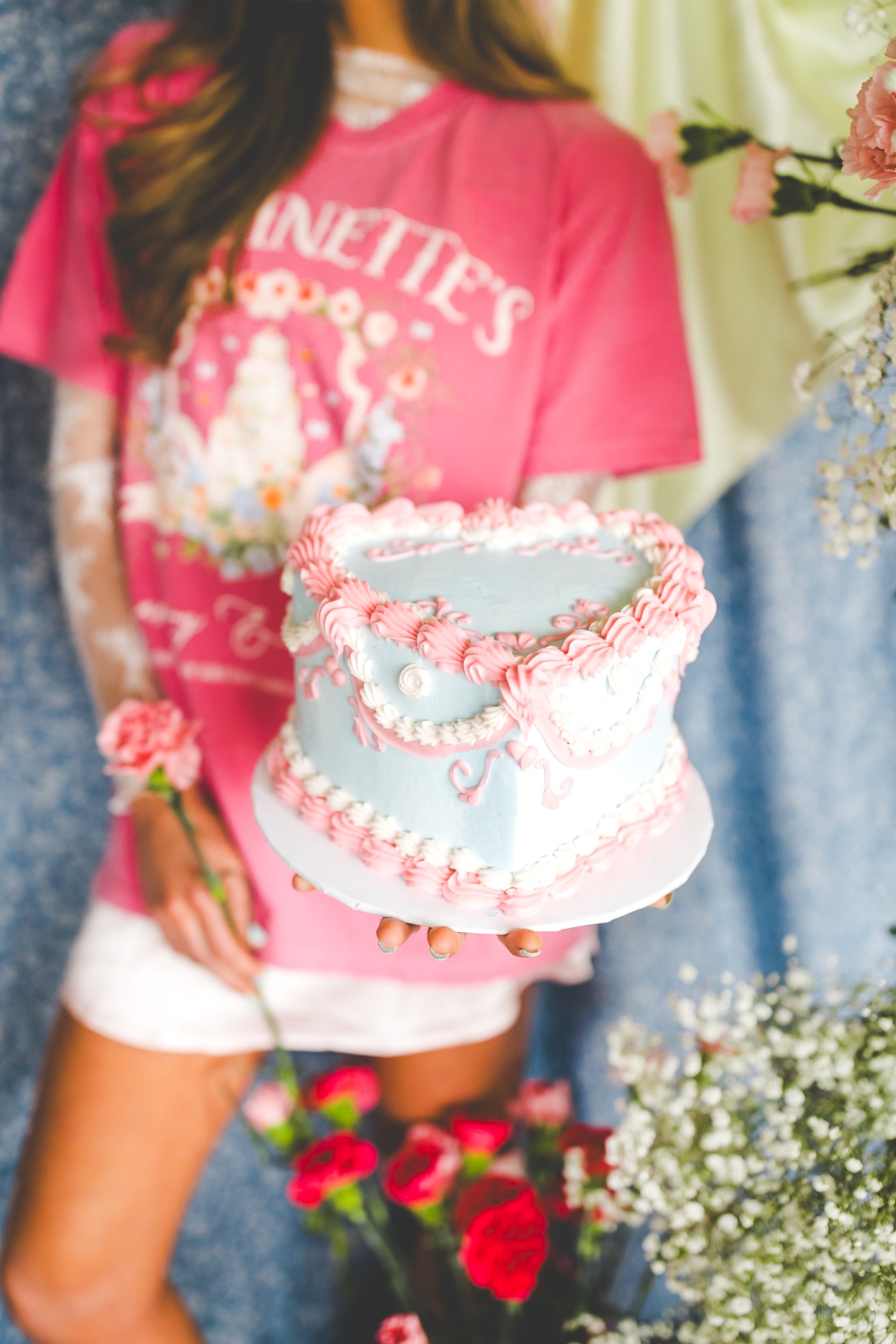 Marie Antoinette Floral History Tee Shirt by Opal and June