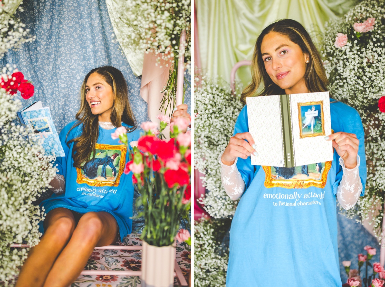 Art History Bookish Tee Shirt by Opal and June for Romance Reader