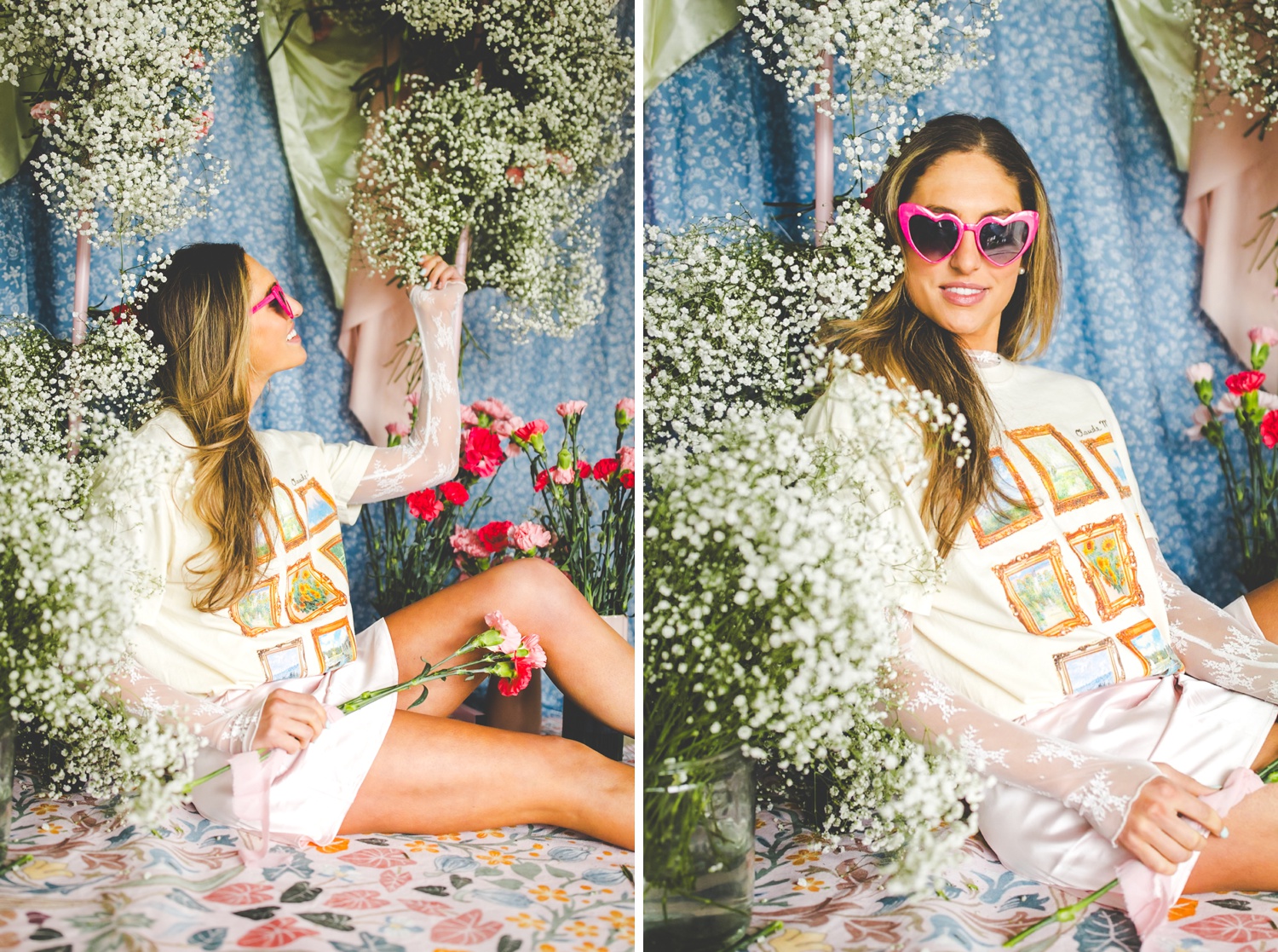 Claude Monet Art History T-Shirt by Opal and June