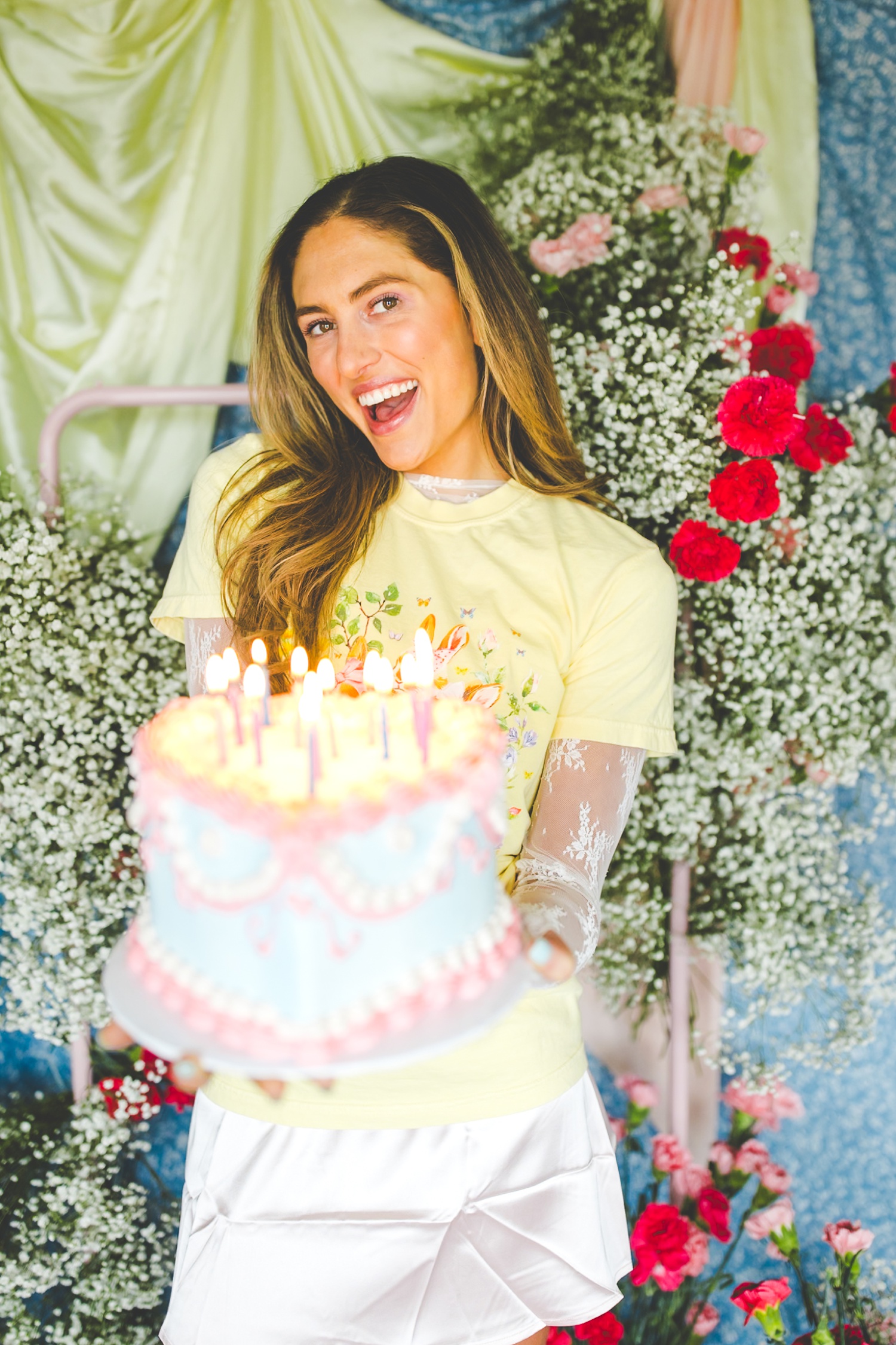 Cute 90s Animal Lover Tee with Bunnies by Opal and June