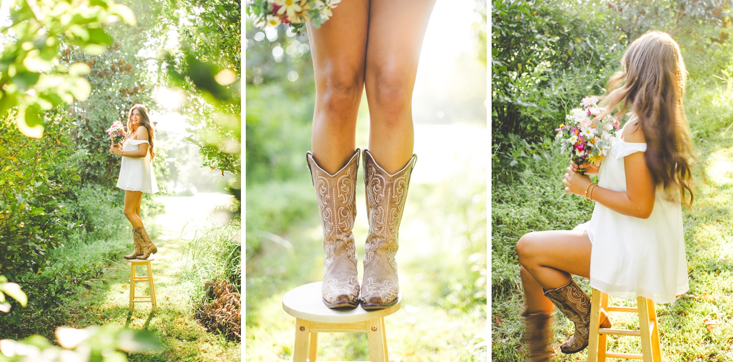 Summer Senior Photos in Fayetteville Arkansas