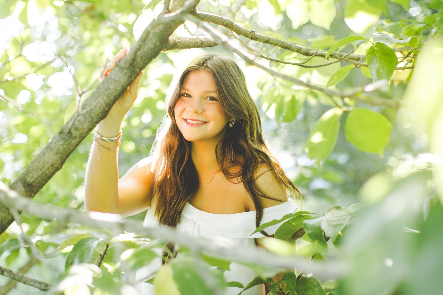 Summer Senior Photos in Fayetteville Arkansas