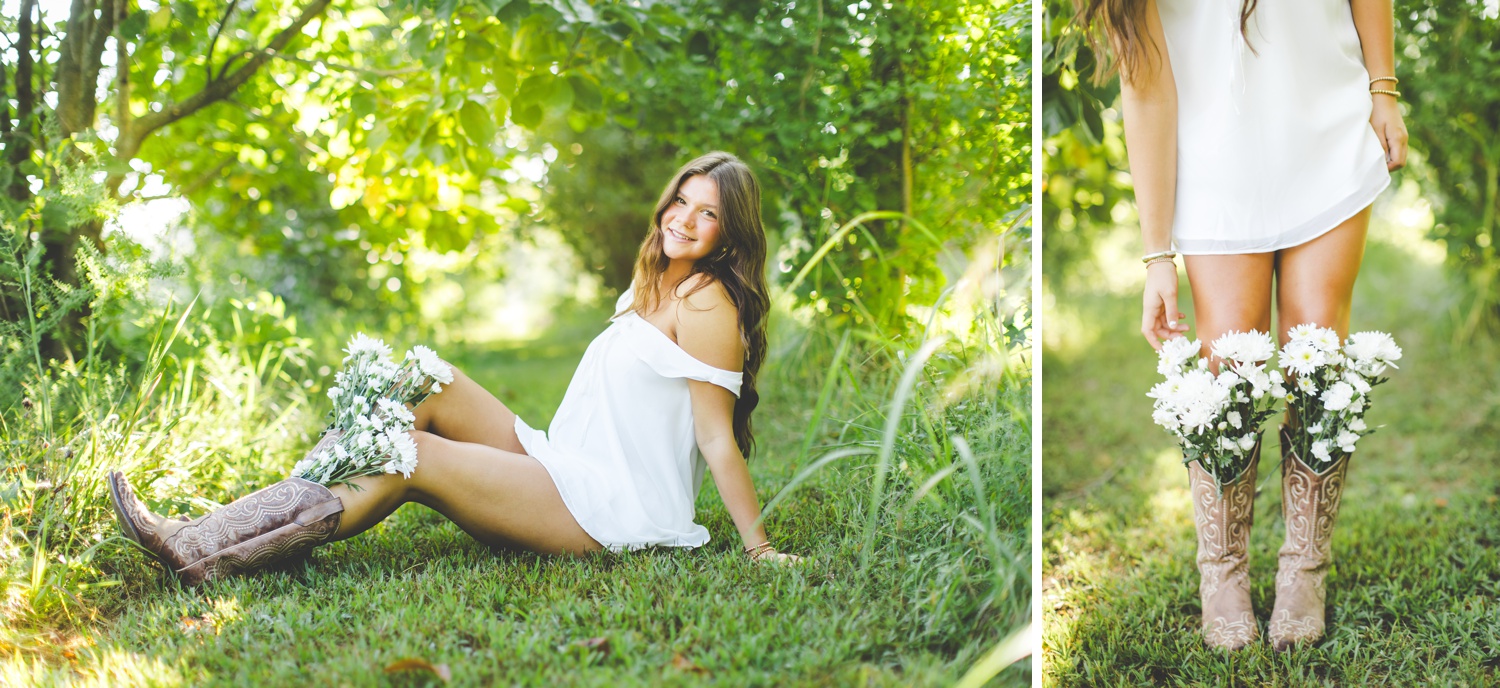 Outdoor Fayetteville Arkansas Senior Photos