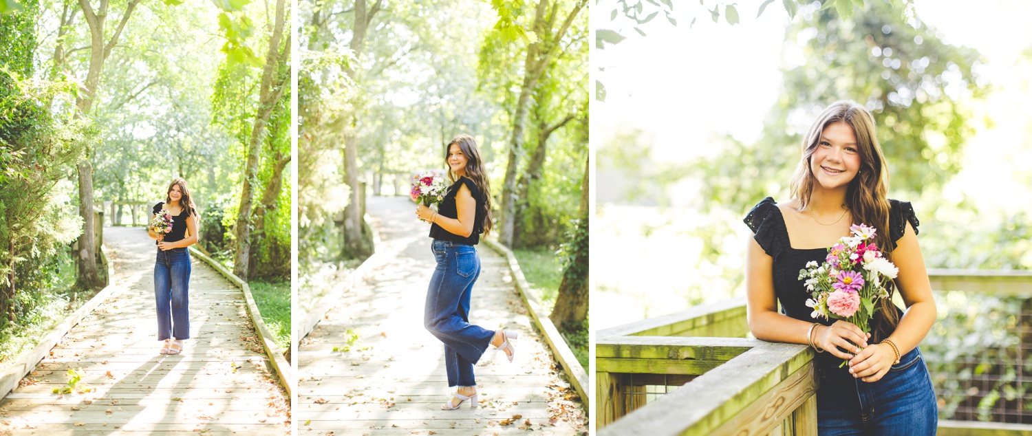 Outdoor Fayetteville Arkansas Senior Photos