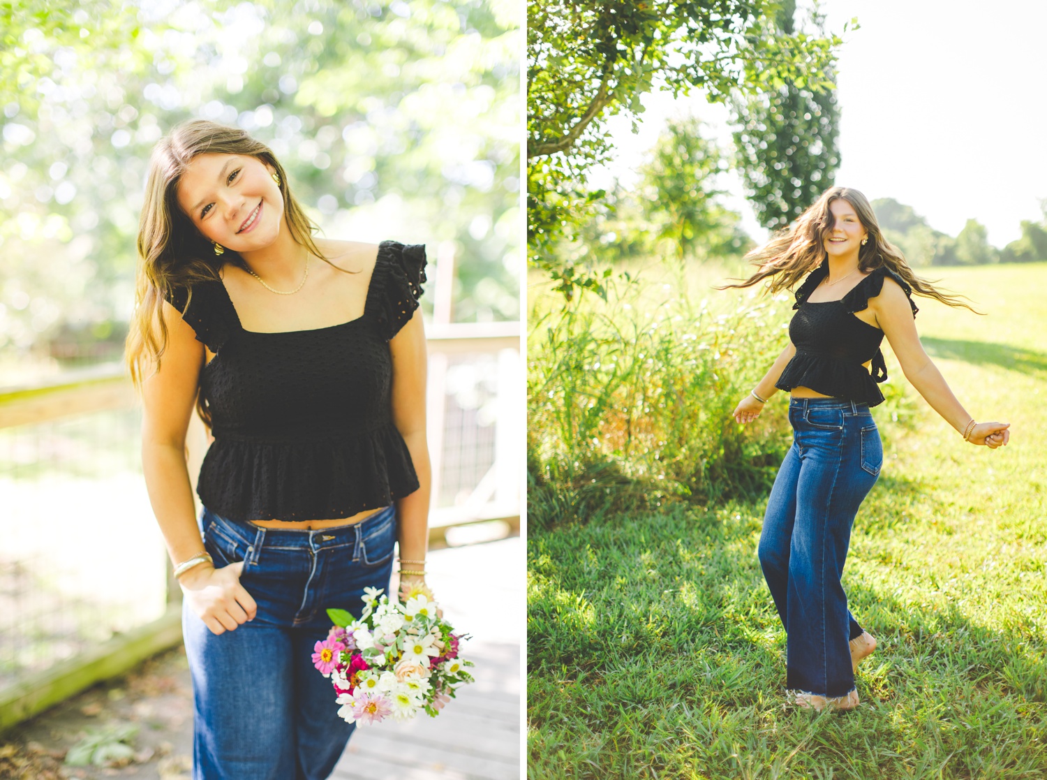 Nature Senior Photos in Northwest Arkansas