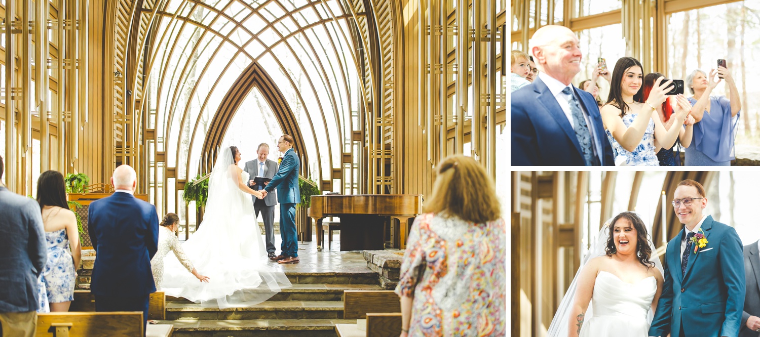Wedding Ceremony at Mildred B Cooper Chapel