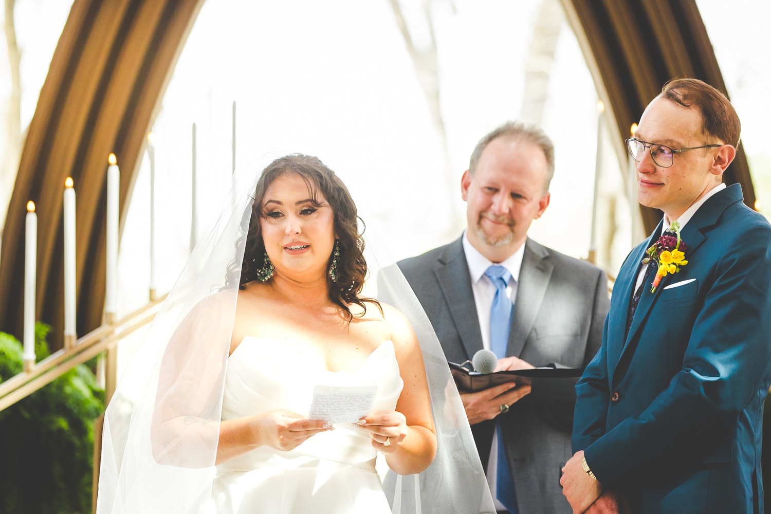 Wedding Ceremony at Mildred B Cooper Chapel