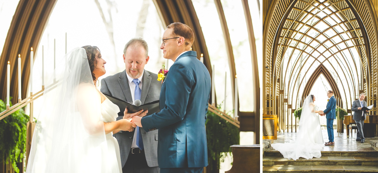 Wedding Ceremony at Mildred B Cooper Chapel