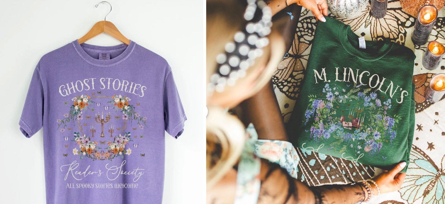 Colorful Halloween Tees for Art History Lovers and Historians