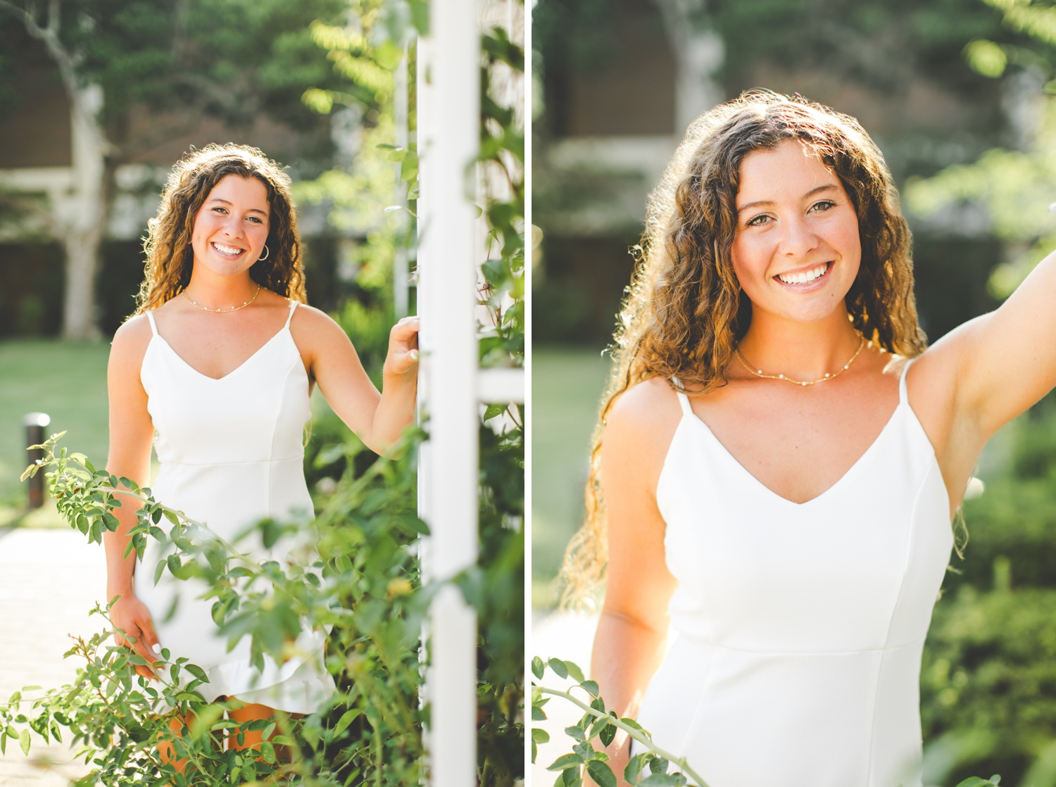 Nostalgic College Senior Photographs Taken in Summer at The University of Arkansas