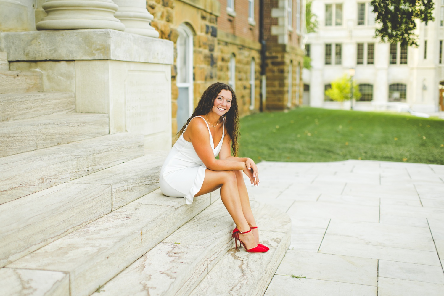 Colorful University of Arkansas Senior Photographs Taken in Summer