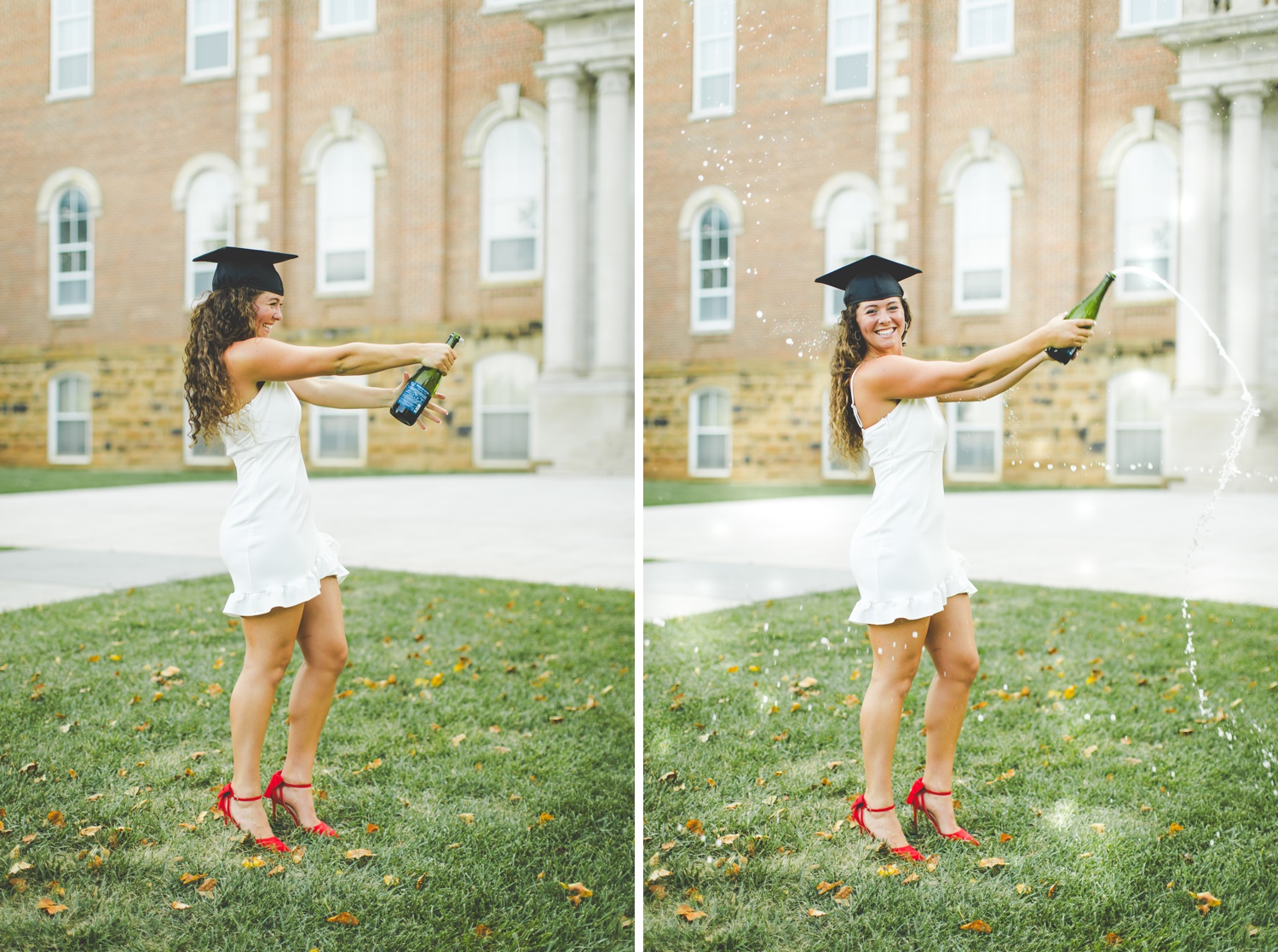 Colorful University of Arkansas Senior Photographs Taken in Summer