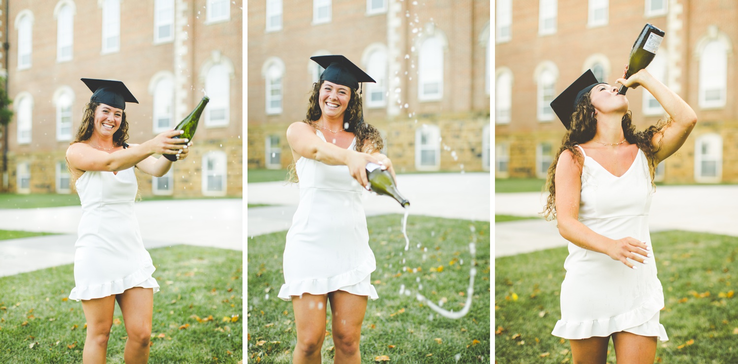 Colorful University of Arkansas Senior Photographs Taken in Summer