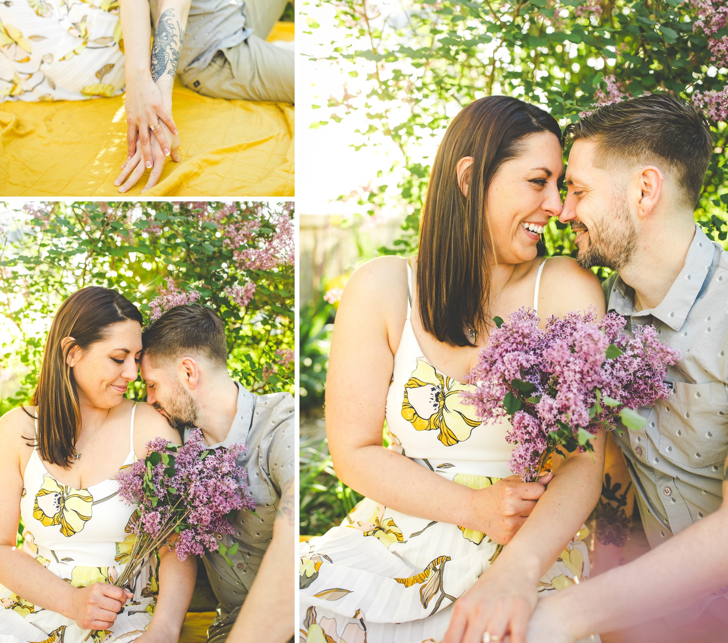 Nostalgic Outdoor Engagement Photos in Fayetteville Arkansas