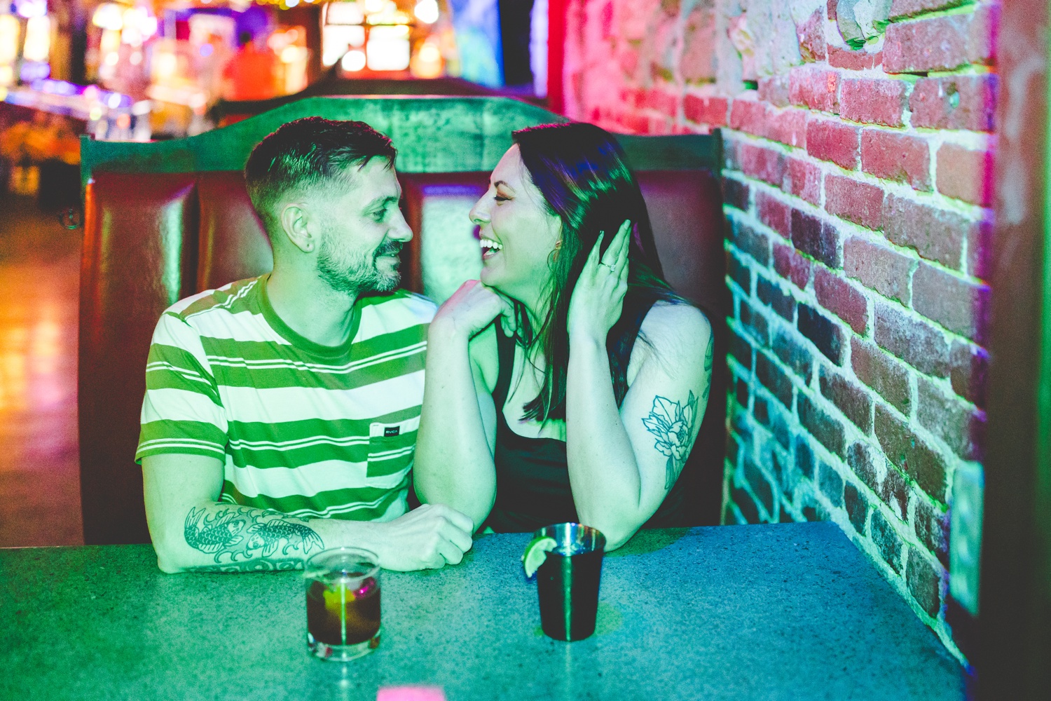 Engagement Photos at Pinpoint in Fayetteville Arkansas