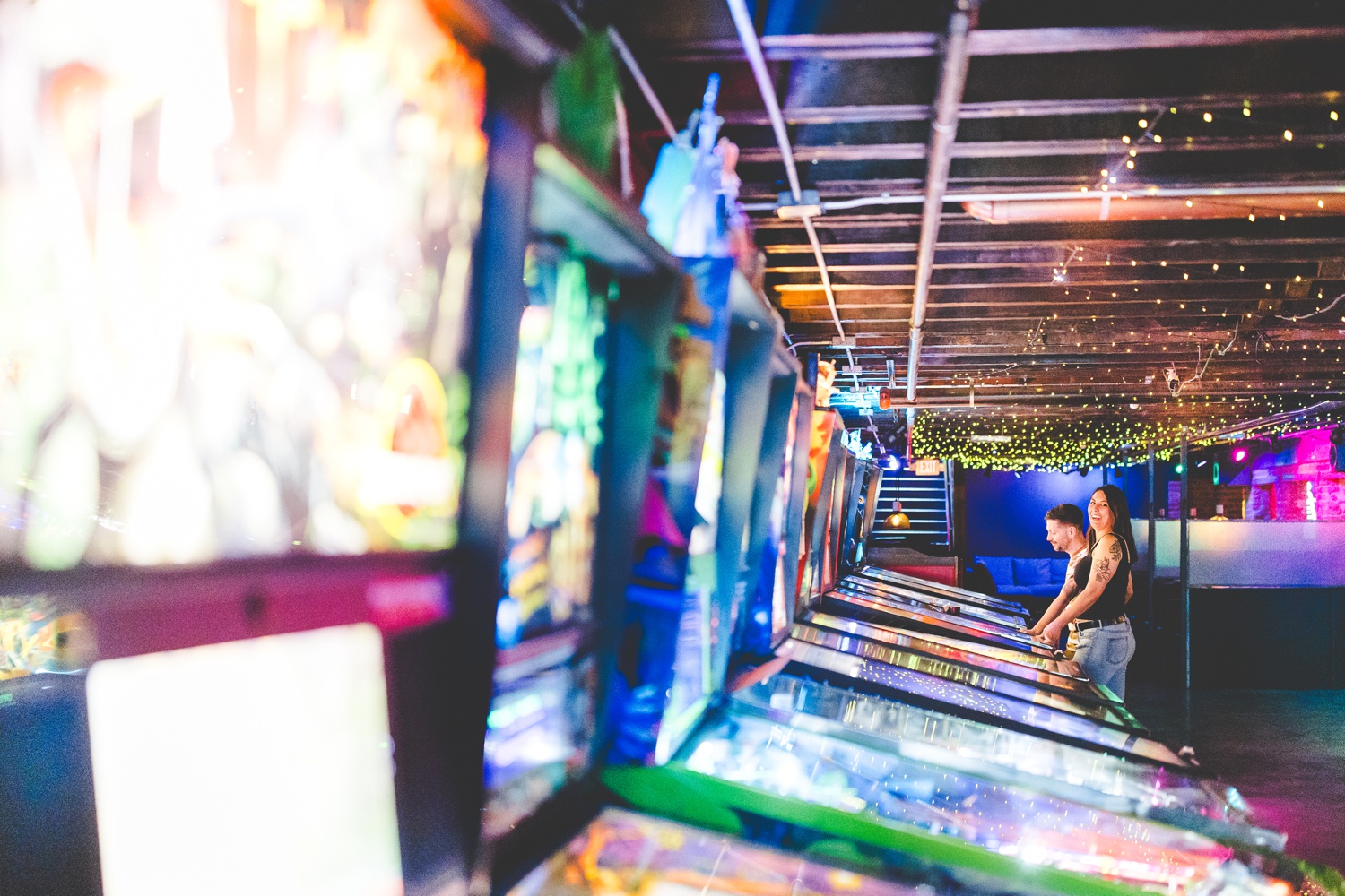 Arcade Engagement Photos in Northwest Arkansas