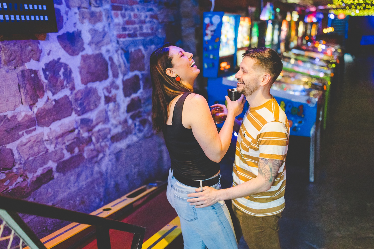 Arcade Engagement Photos in Northwest Arkansas