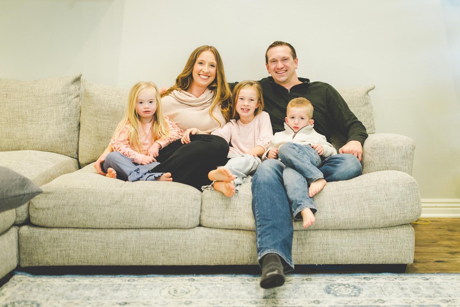 Relaxed and Colorful Family Photos in Fayetteville Arkansas