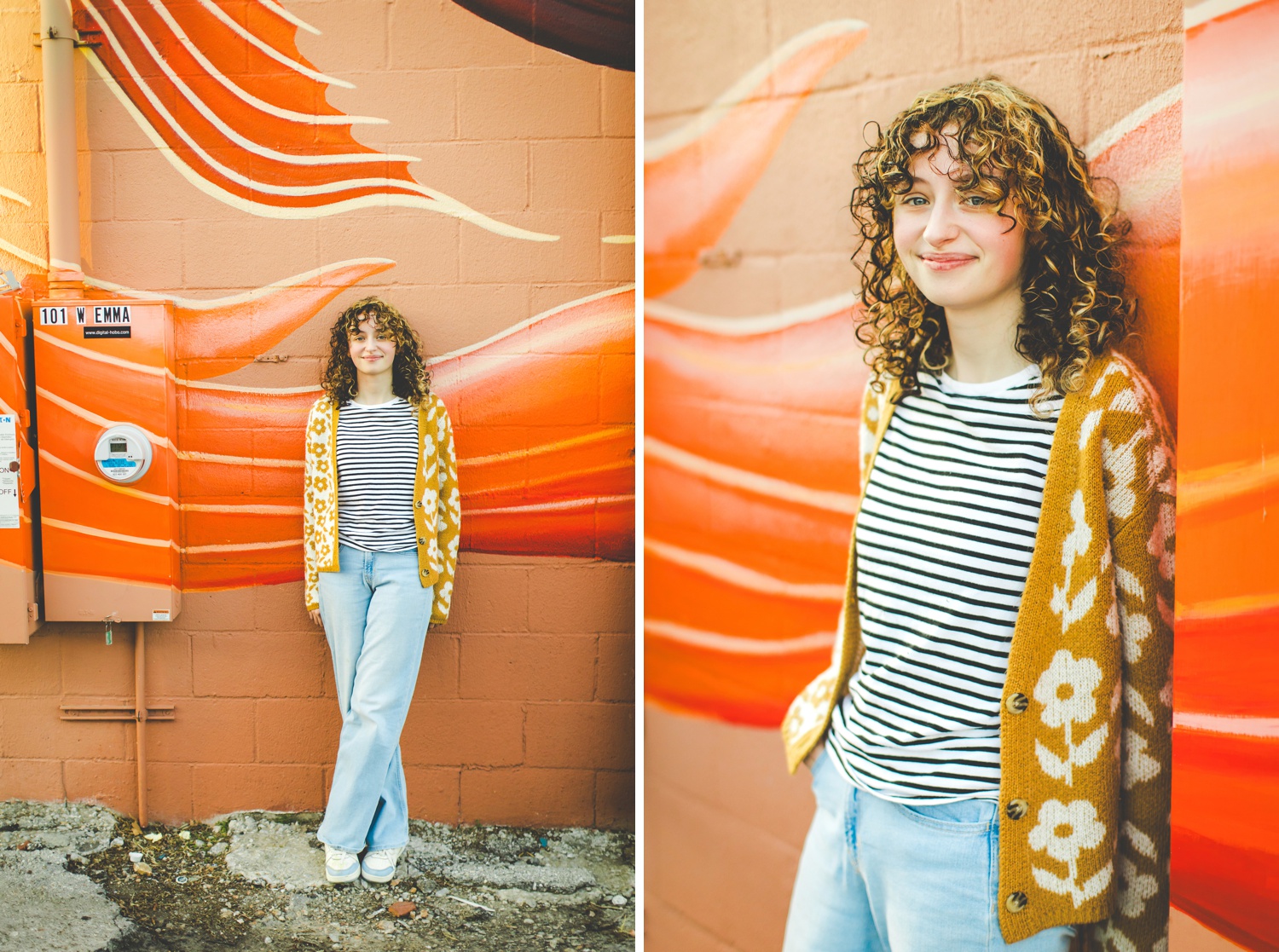 Nostalgic Senior Photos in Springdale Arkansas Taken at Golden Hour