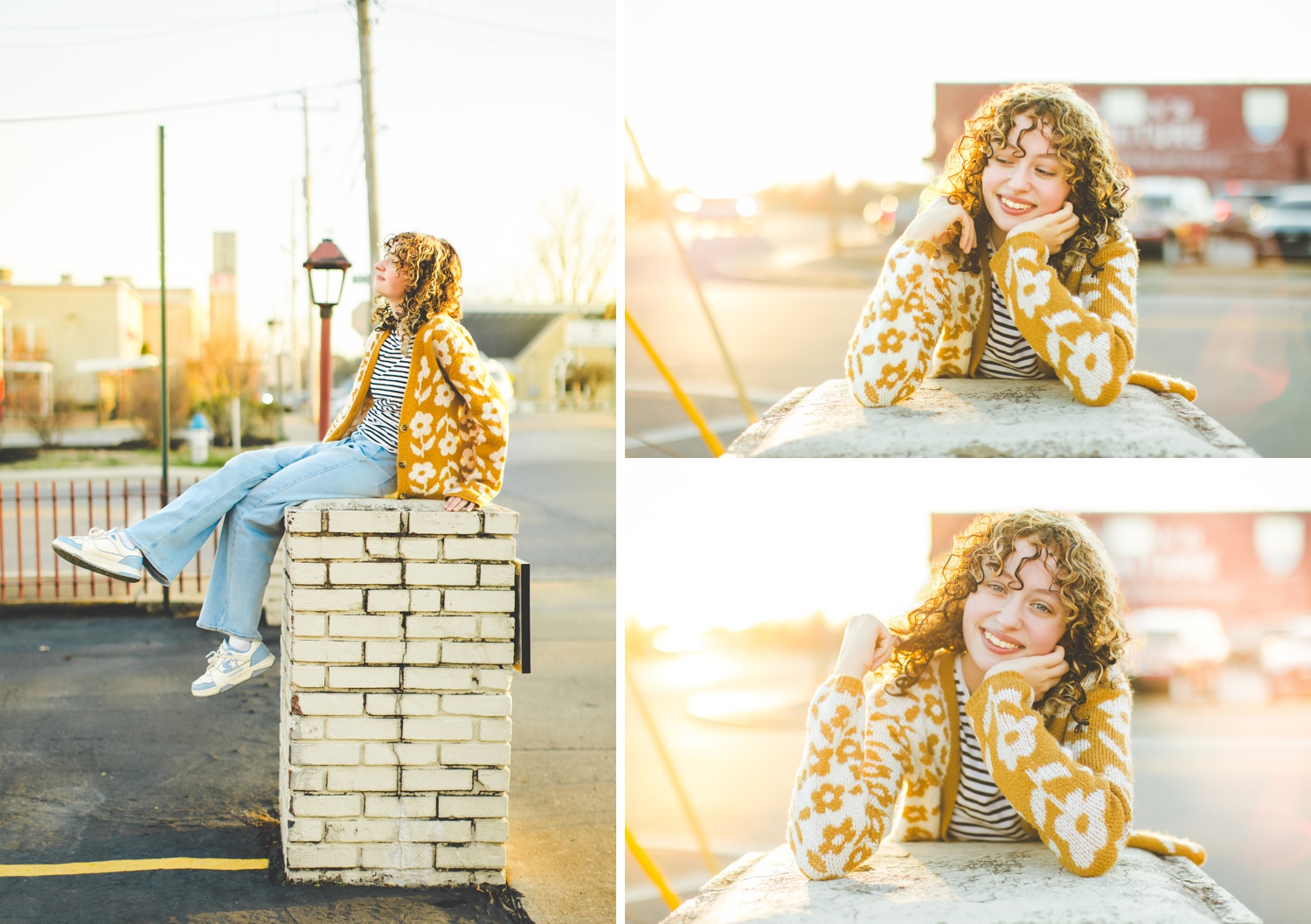 Nostalgic Senior Photos in Springdale Arkansas Taken at Golden Hour