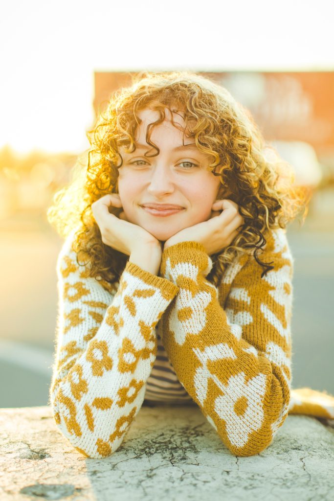 Nostalgic Senior Photos in Springdale Arkansas Taken at Golden Hour