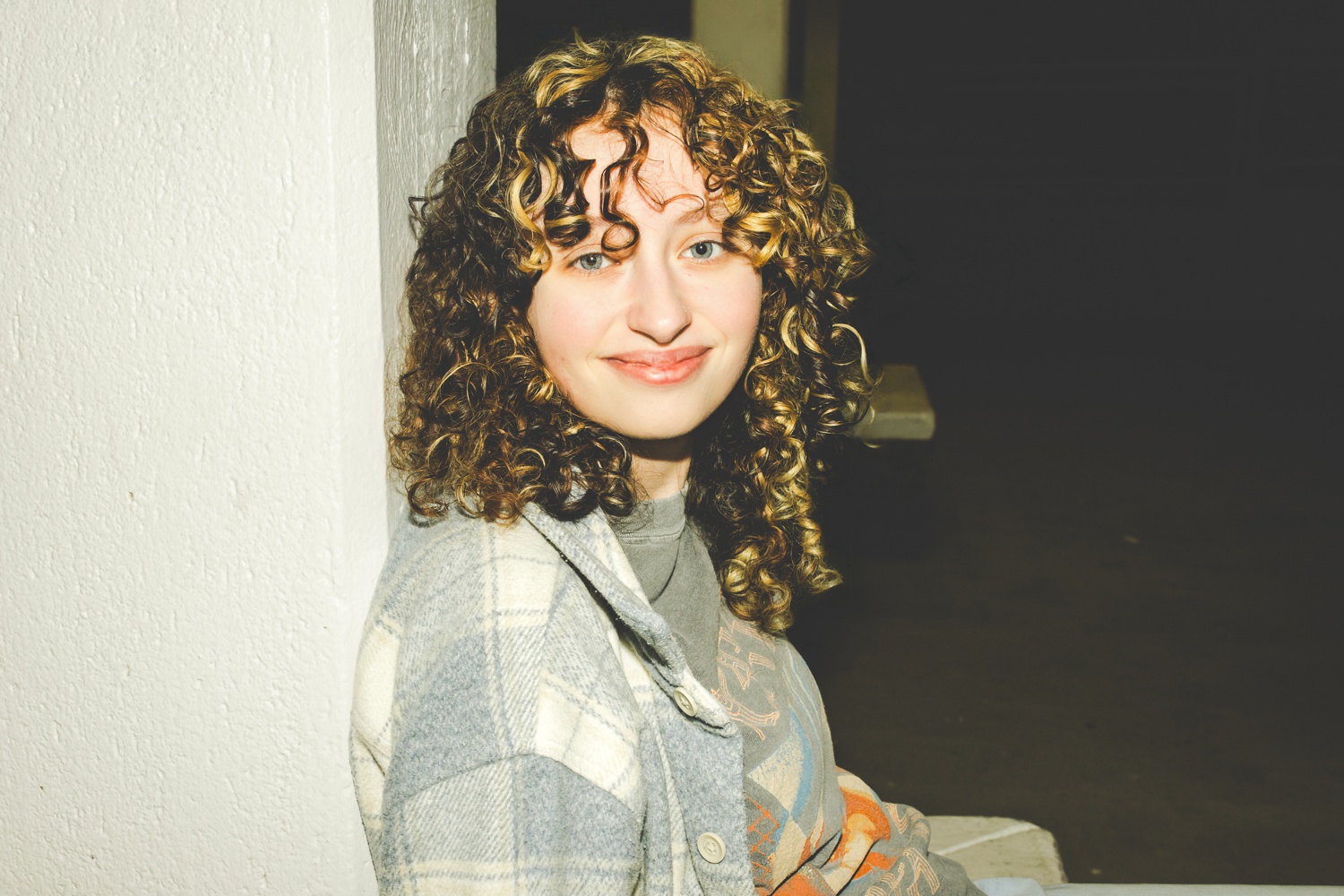 Nostalgic Senior Photos in Springdale Arkansas Taken at Night