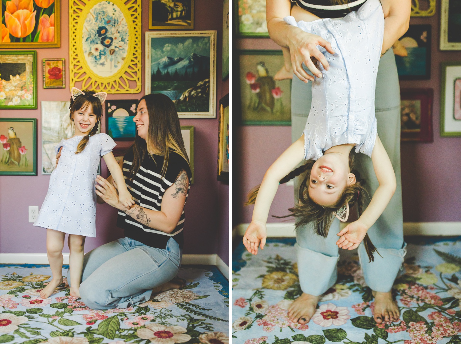 Colorful Family Photographs in Fayetteville Arkansas
