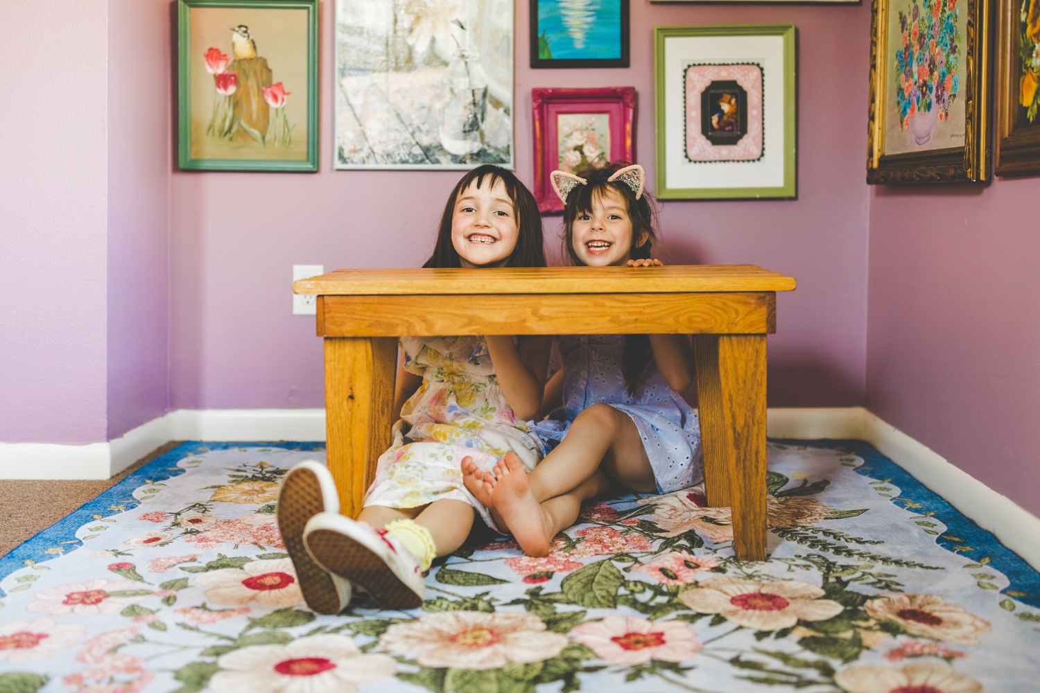 Colorful Studio Family Photographs in Northwest Arkansas