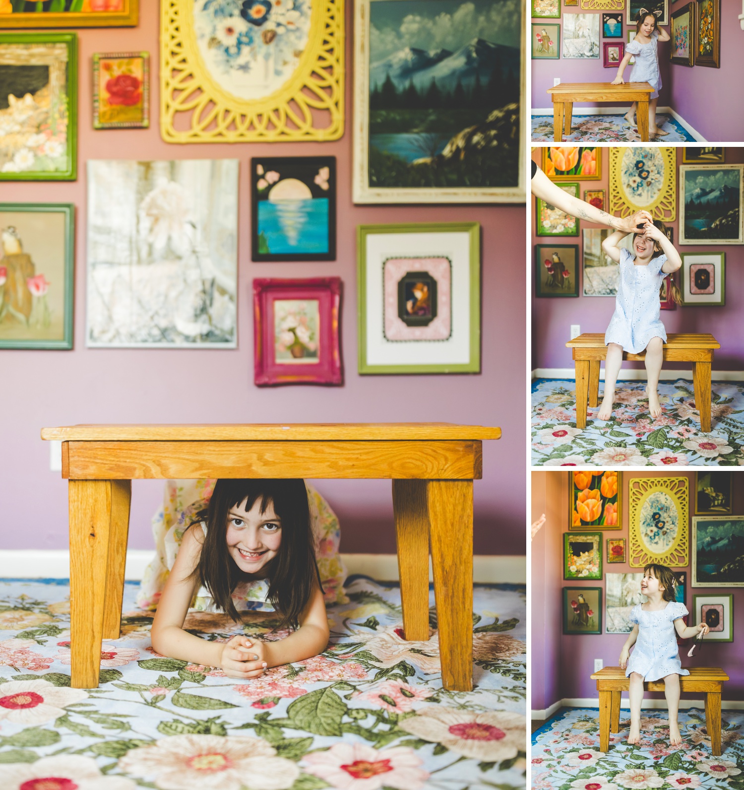 Colorful Studio Family Photographs in Northwest Arkansas