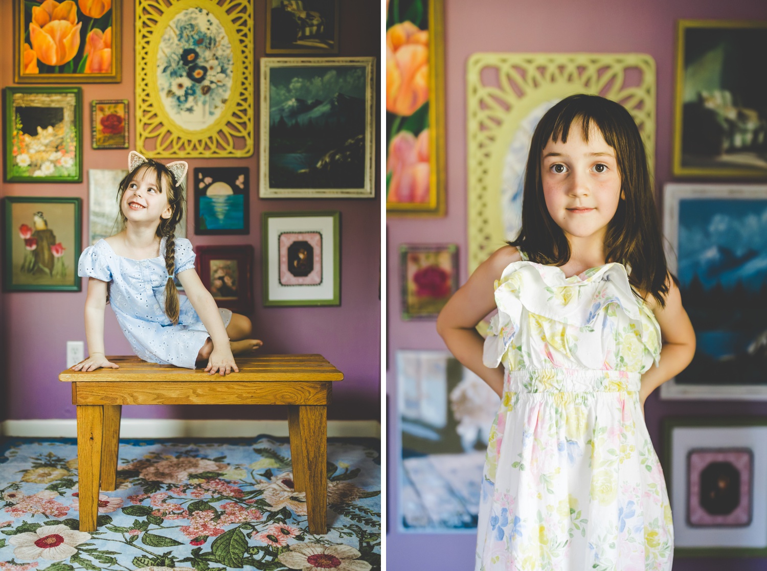 Colorful Studio Family Photographs in Northwest Arkansas