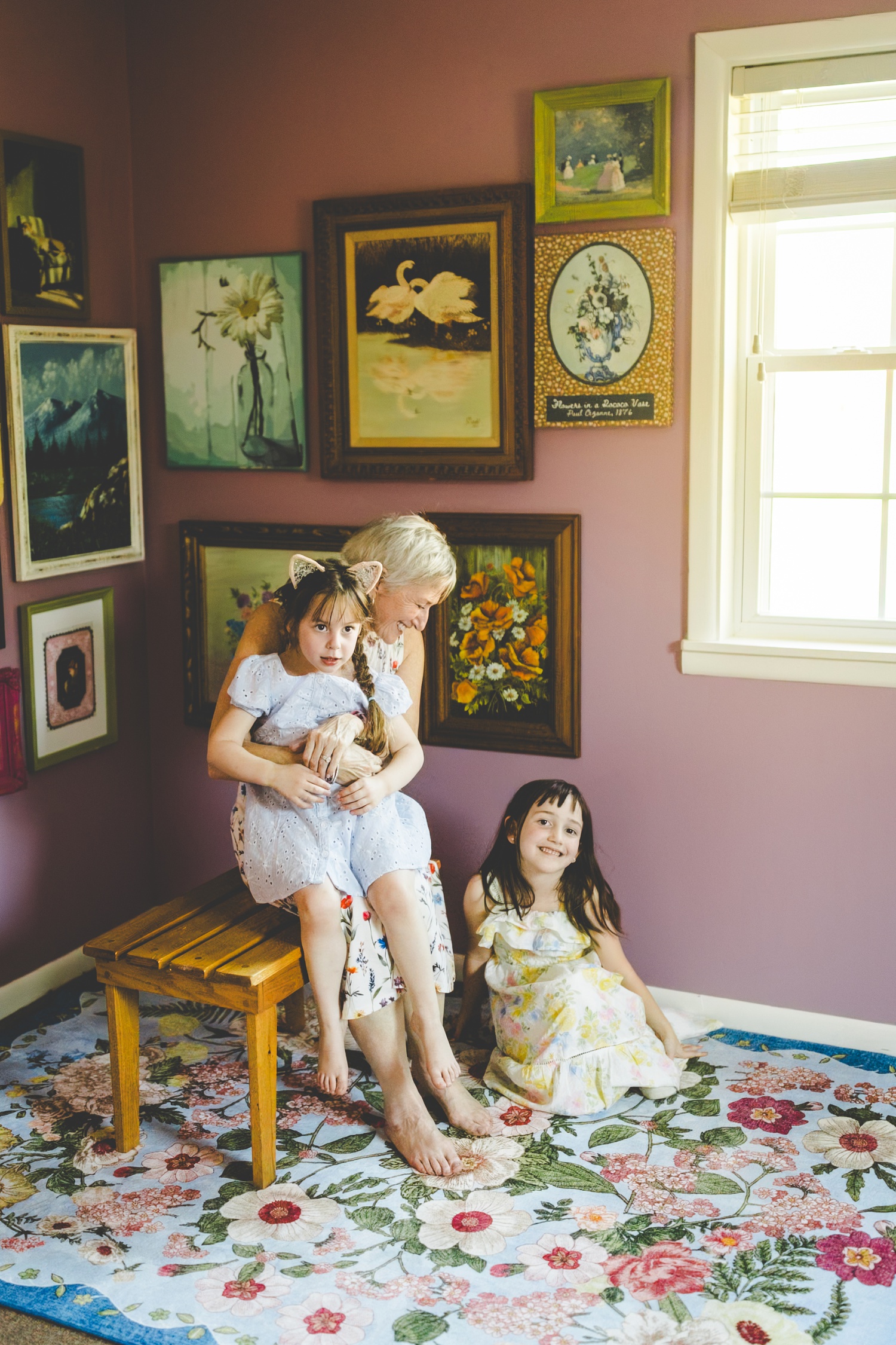 Colorful Studio Family Photographs in Northwest Arkansas