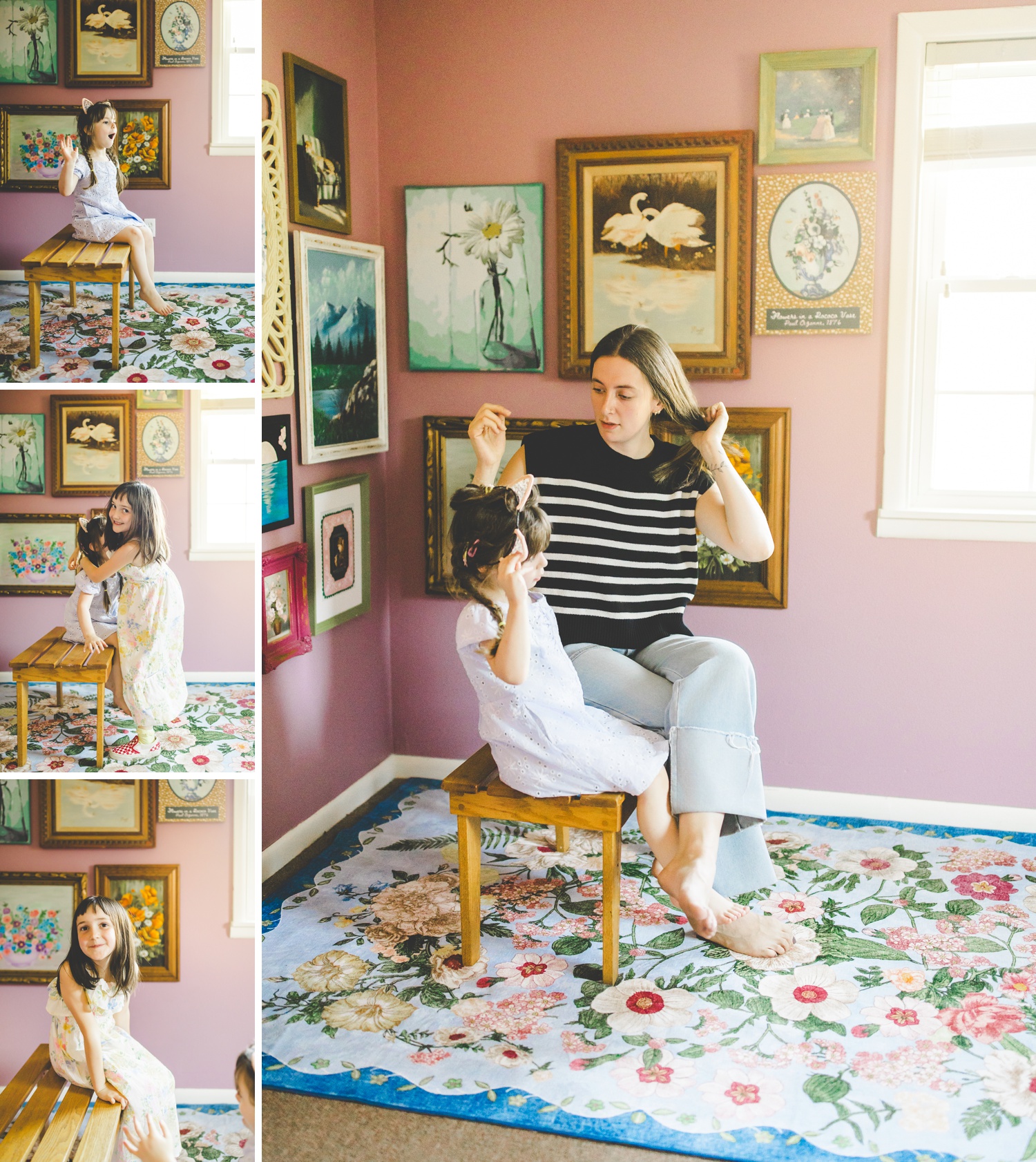 Colorful Studio Family Photographs in Northwest Arkansas