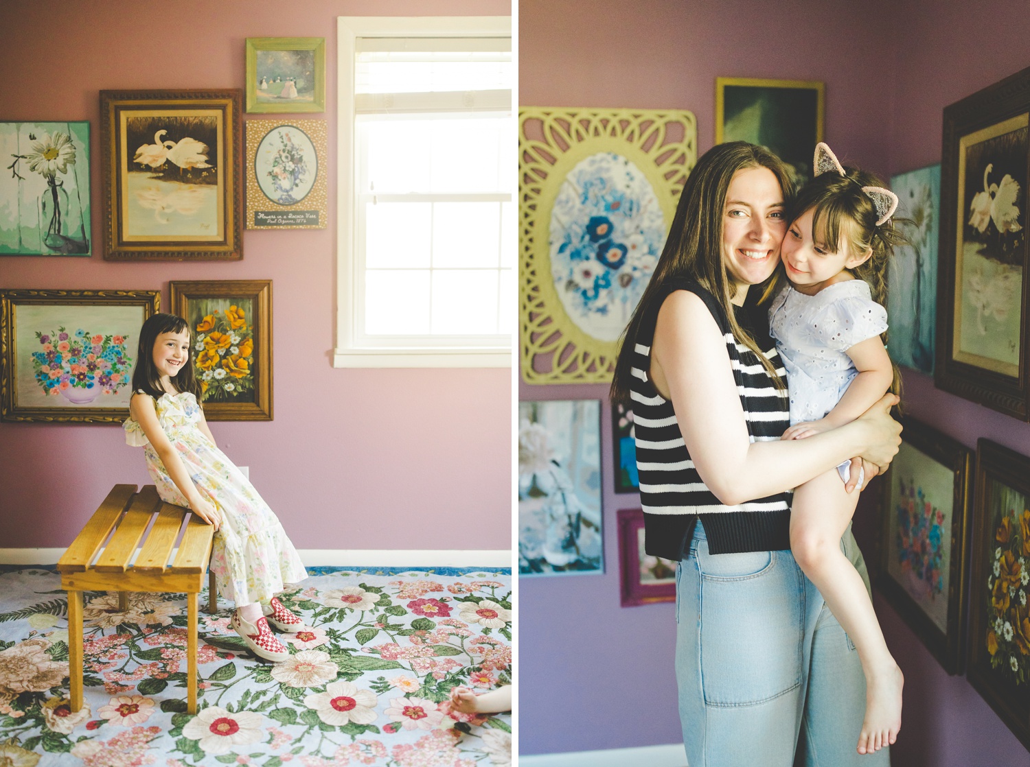 Colorful Studio Family Photographs in Northwest Arkansas