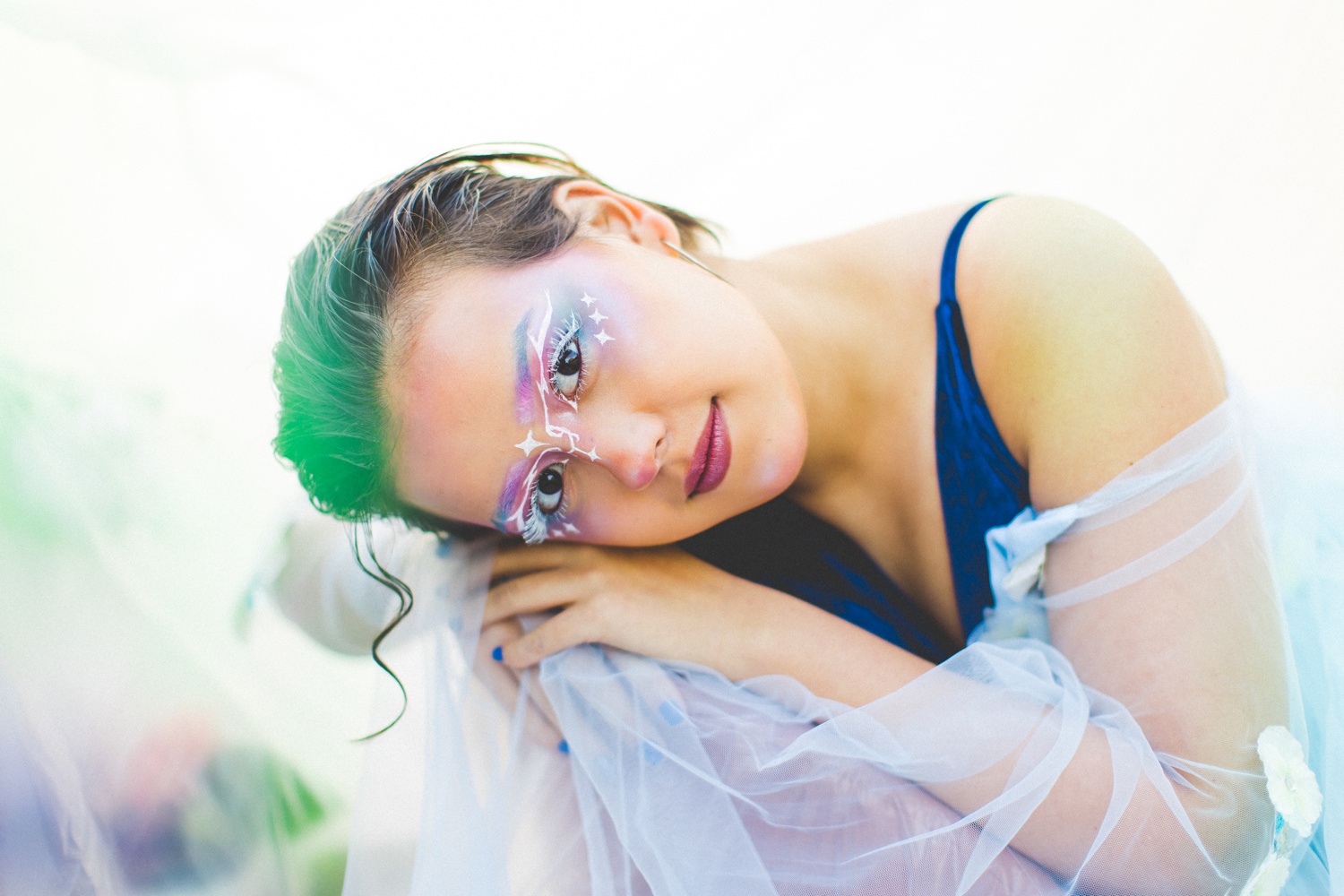 Fairy Tale Inspired Senior Photographs with Flowers in Northwest Arkansas