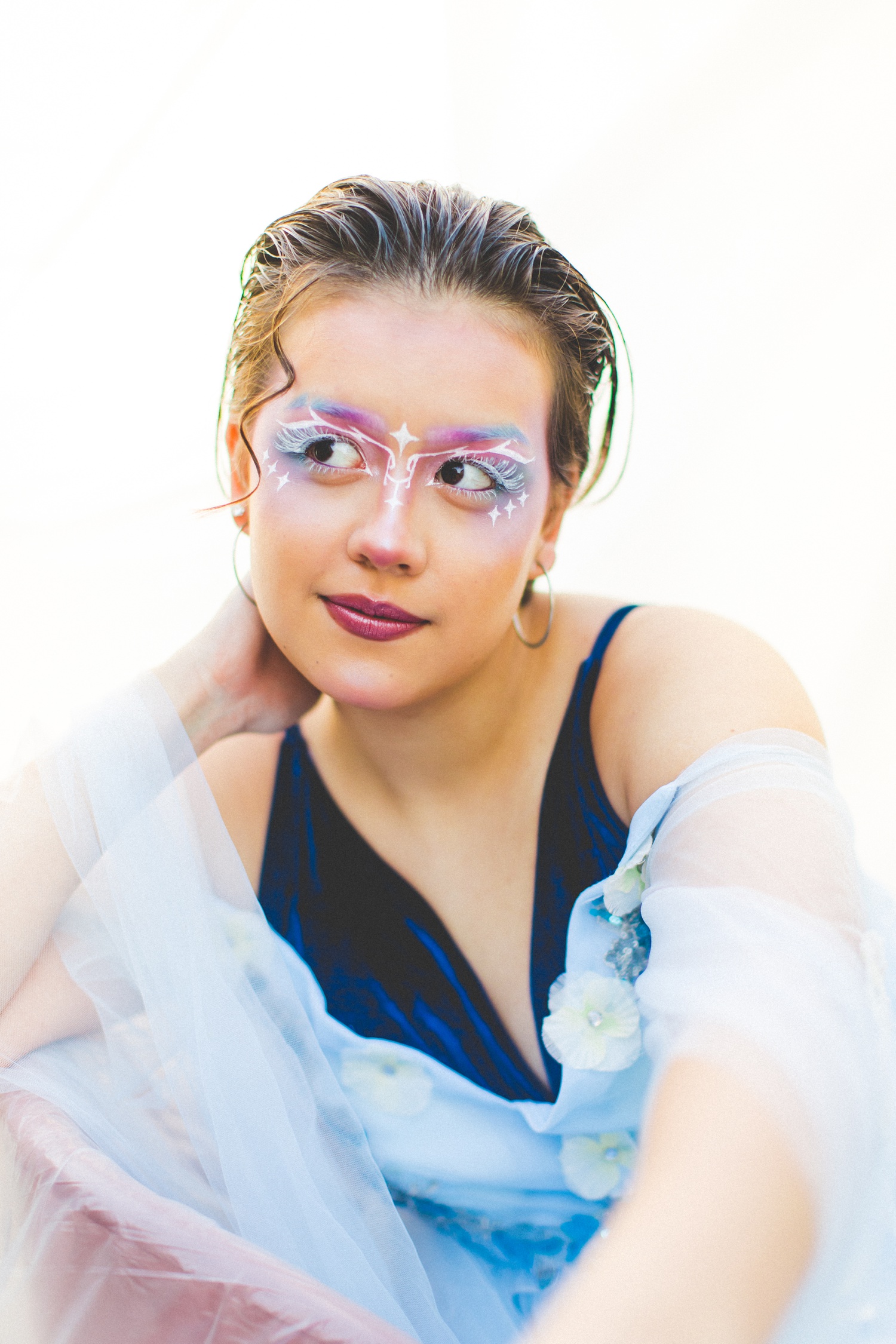 Fairy Tale Inspired Senior Photographs with Flowers in Northwest Arkansas