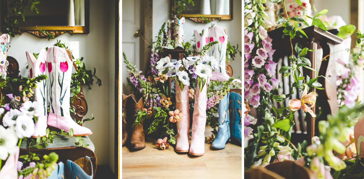 Boots and Flowers Photoshoot 