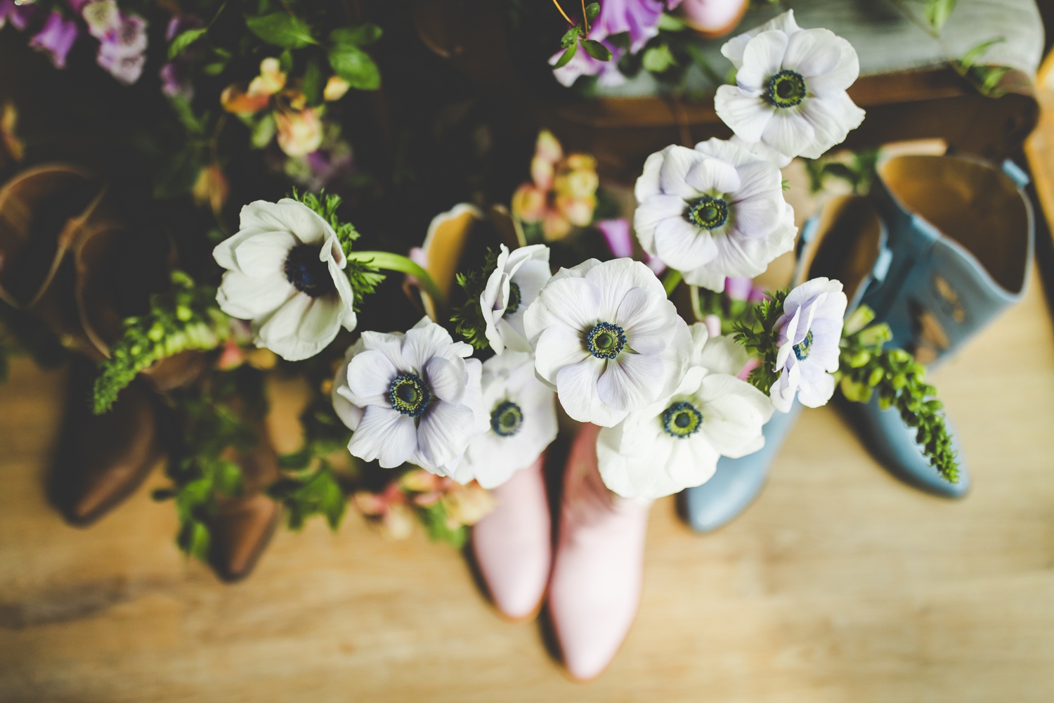 Boots and Flowers Photoshoot 