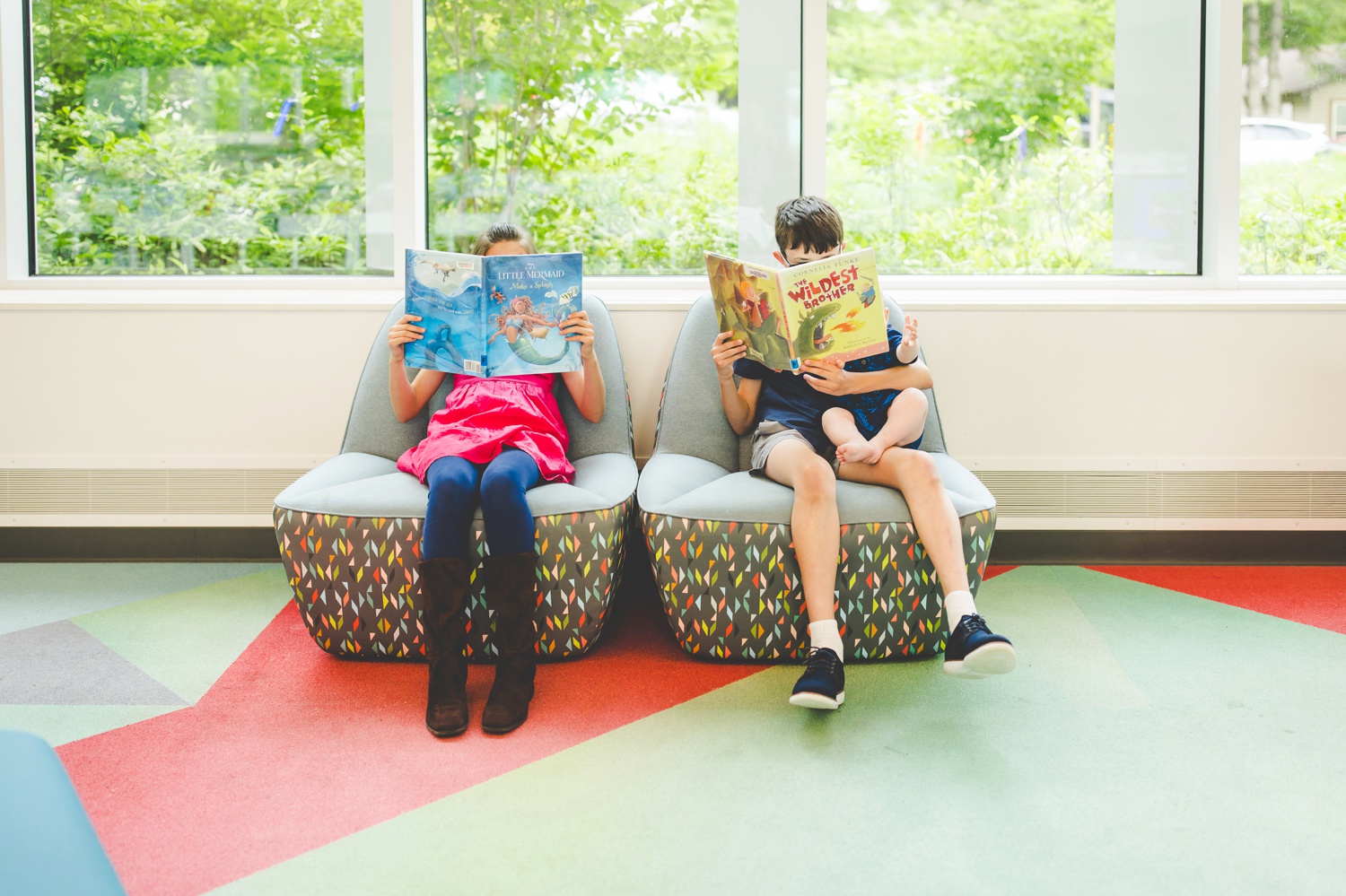 Summer Family Photos at the Fayetteville Public Library